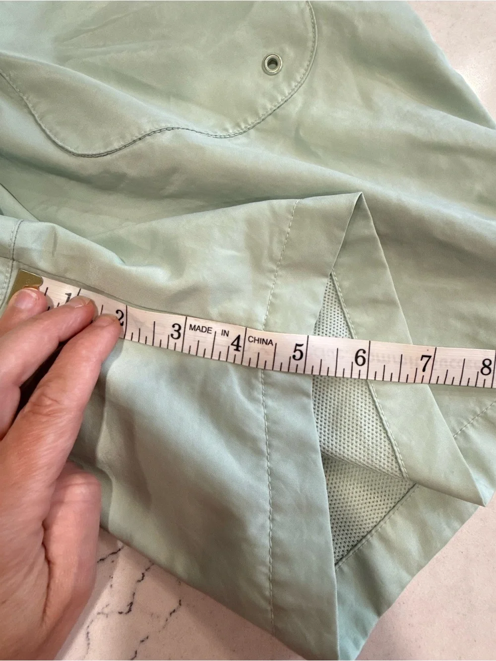 Nike Men's Mint Green Swim Shorts Trunks Lined XL Elastic Waist